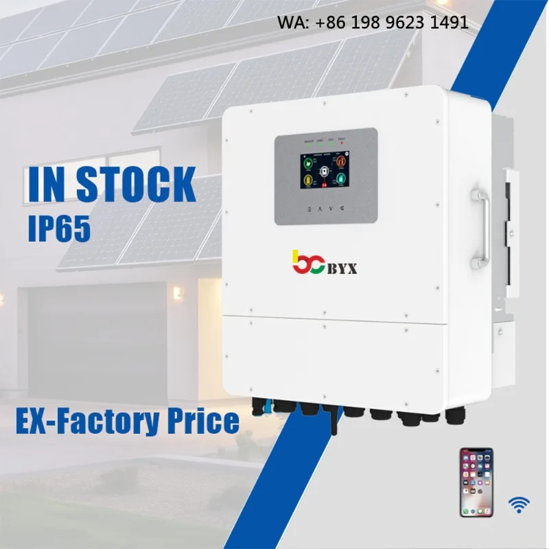 3KW-16KW High Efficiency Hybrid Solar Inverter Dual MPPT Pure Sine Wave Output Solar Power Conversion Device