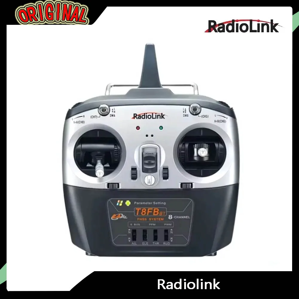 

Radiolink T8FB 8-канальный радиоуправляемый передатчик 2,4G с приемником BT — R8EF, идеально подходит для дронов, фиксированных моделей с крыльями и радиоуправлением