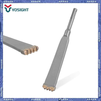SDS PLUS Shank Electric Hammer 4Tooth Carbide Tungsten Carbide Tipped Alloy Chisel Bushing Bit For Concrete Granite Masonry Tool
