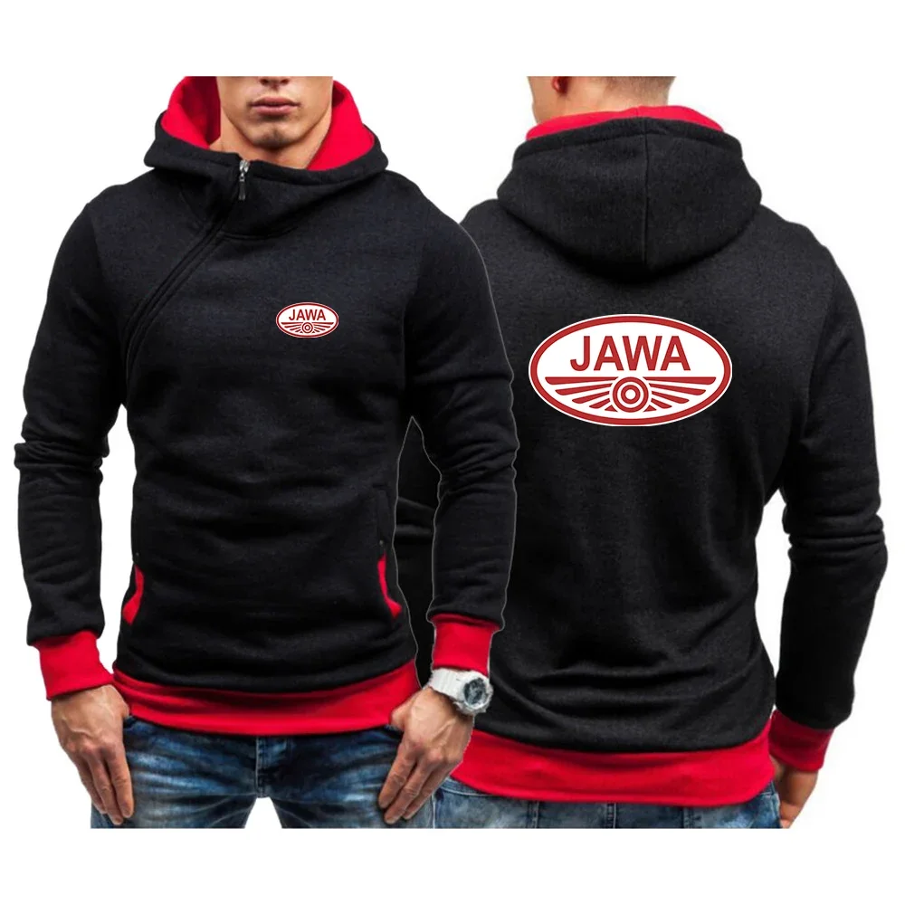 

JAWA Motorcycle Printed 2023 New Men's Spring And Autumn Fashion Hoodie Sweatshirts Pullover Casual Pullover Jacket Sportswear