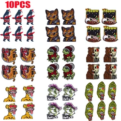 Parche bordado MOLLE de oso y dinosaurio – Ropa táctica DIY