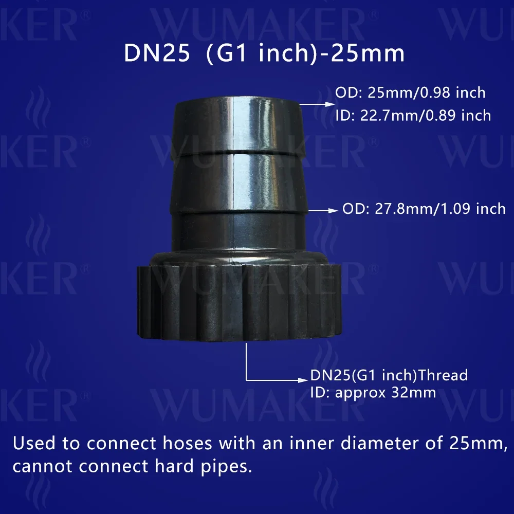 Female Threaded Hose Connector G1 G3/4 G1/2 inch Water Pump Accessories Barbed Pagoda Joint Coupling Garden Irrigation DN15 20
