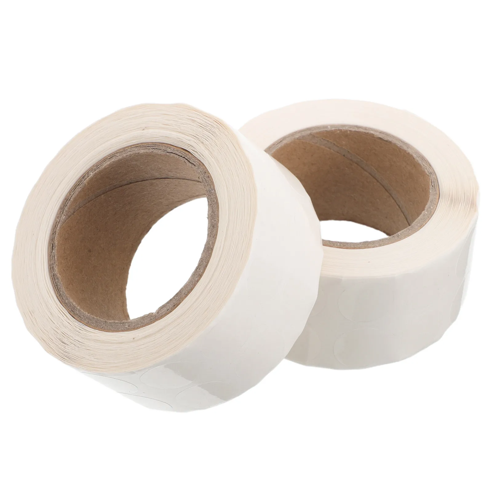 

2 Rolls Clear Round Coding Tag Stickers Self Adhesive Small Dot Labels for Filing Organizing Home Office Clear Mailing Labels