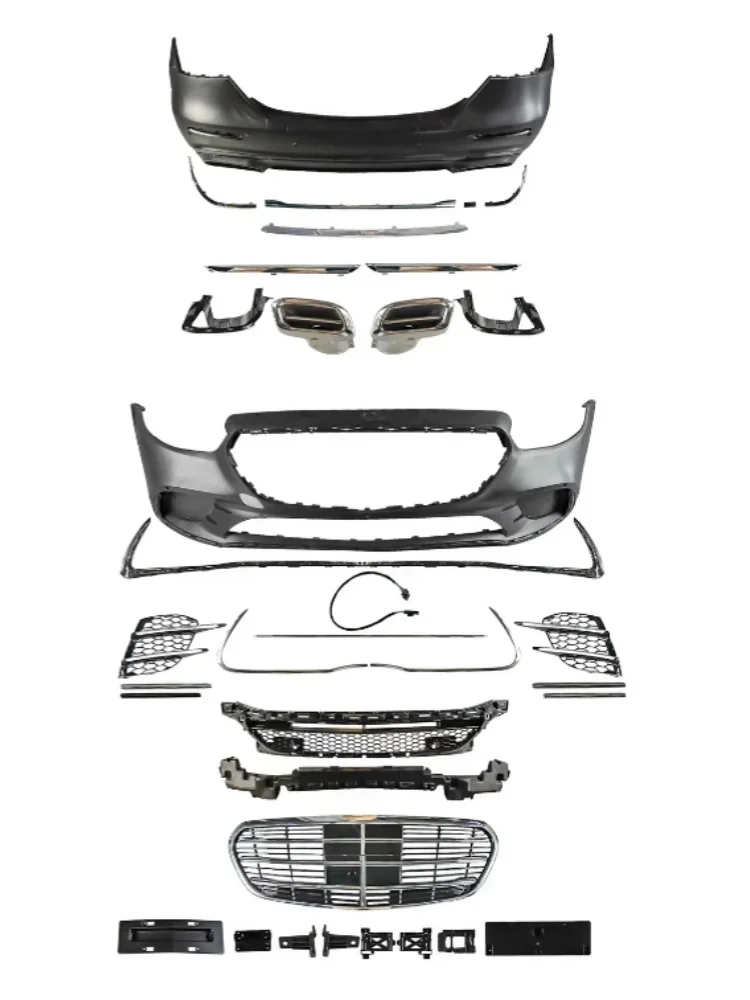 

Front bumper Rear bumper for Mercedes-Benz E300L 2021-2023 models changed to S450 models Big surround Body kit Car Accessories