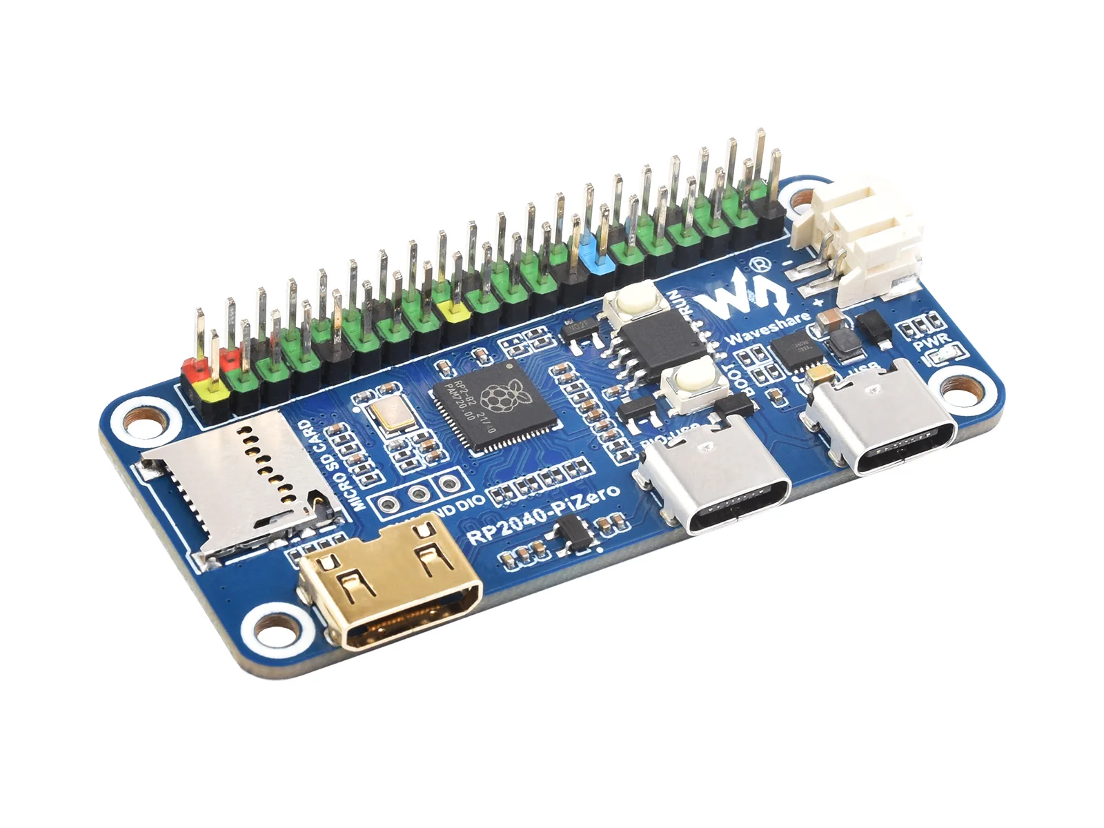 

Waveshare Based On The Raspberry Pi RP2040 Dual-core Processor, Waveshare RP2040-PiZero Development Board, Onboard TF Card Slot