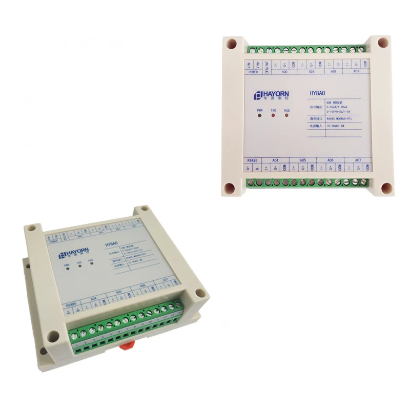 

8-Channel Analog Output 0~20mA/4~20mA/0~10V/0~5V/1~5V 485 To Analog RS485