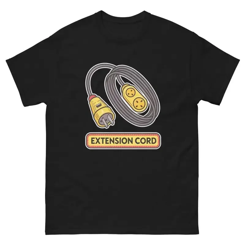 Extension Cord School Classroom Object Office Teacher T Shirt