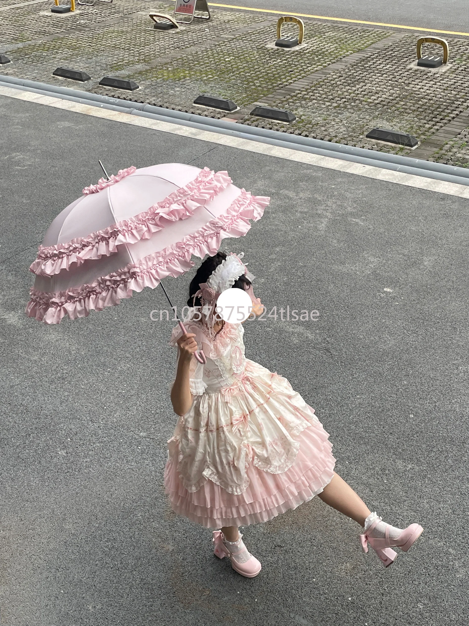 Lolita Umbrella Sweet Lace Princess Wind Eight Straight Umbrella