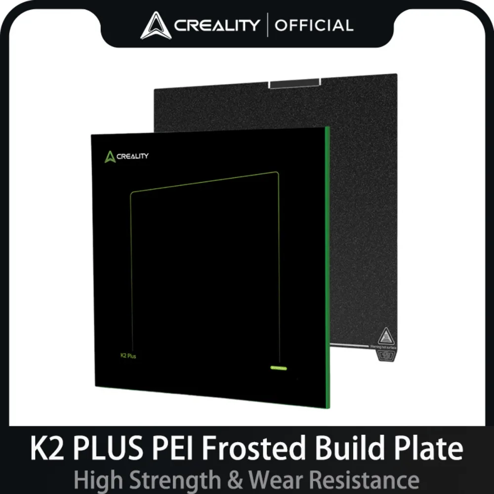 

Creality K2 PLUS PEI Матовая конструкционная пластина Термостойкость Высокая прочность Износостойкость Легкое удаление моделей Платформа для печати