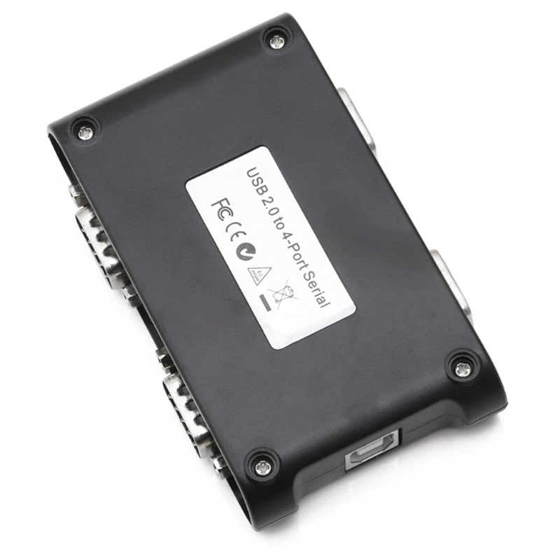 

Прямая поставка, 9-контактный USB 2.0 до 4 портов, последовательные разъемы контроллера RS232 DB9 COM, адаптер-концентратор