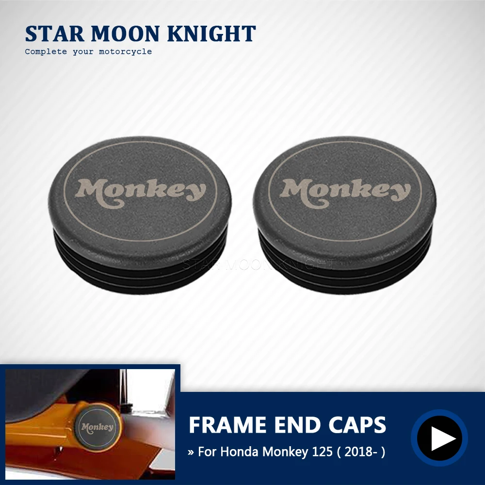 

For Honda Monkey 125 Monkey125 2018 2019 2020 2021- Motorcycle Accessories Frame End Caps Frame Hole Cover Caps Plug Decorative
