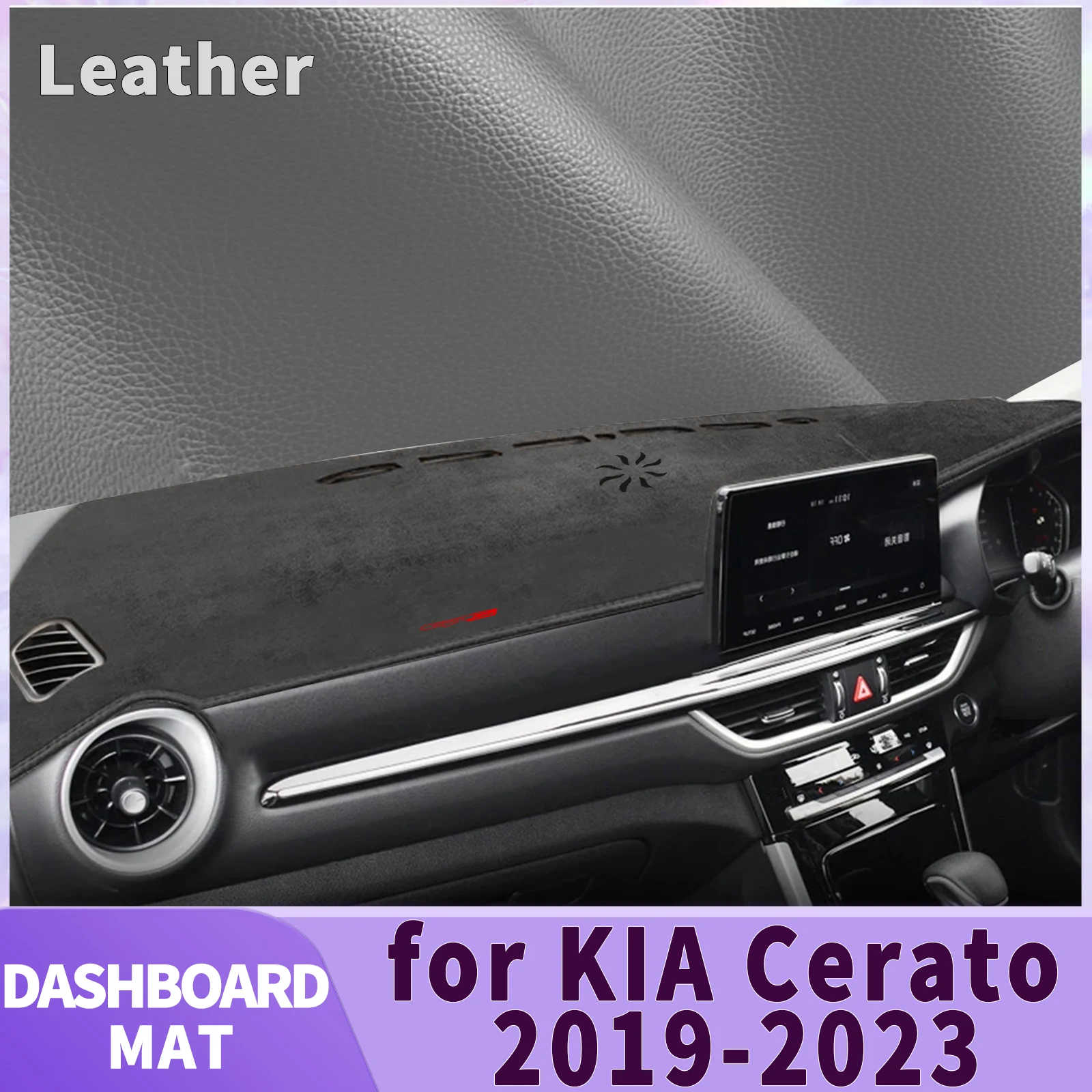 

fit for KIA Cerato 2019 2020 2021 2022 2023 Dashmat Car Accessories Dashboard Cover Pad DashMat Sunshade Protective Carpet