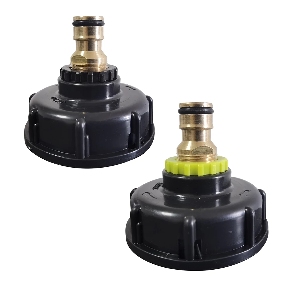 1000 liter IBC S60 * 6 water tank adapter adapter threaded cover 3/8 '' copper nipple water pipe universal joint