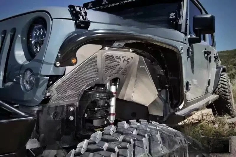 Suitable for Wrangler Lining, Fender Lining, Aluminum Wrangler Wheel Eyebrow Lining