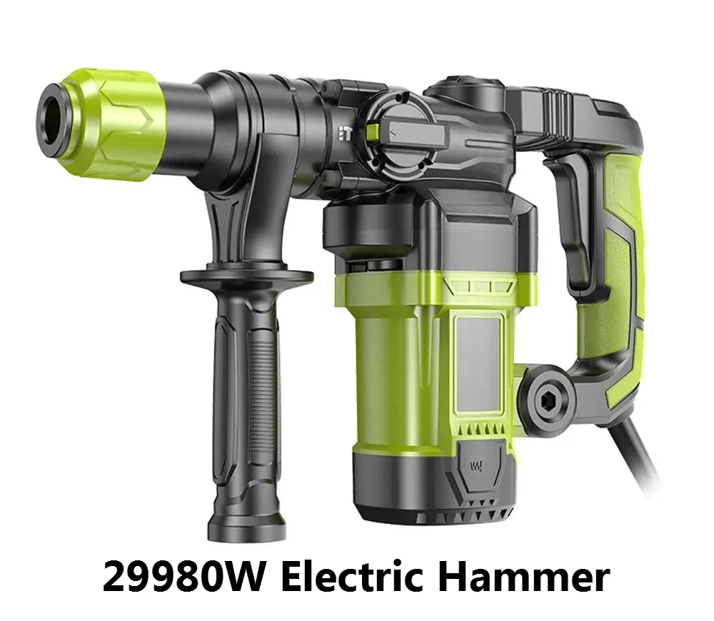 28MM High Power Electric Hammer Electric Pick  Drill Impact Drill Power Tools Electric Hammer Concrete Industrial Grade