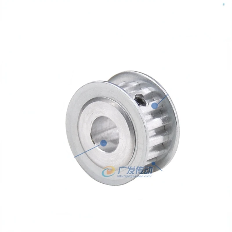 XL 19 Teeth Pulley AF Groove Width 10/15mm Hole 4/5/6/6.35/7/8/10/12/12.7/14/15/16mm Two-Side Flat Synchronous Pulley