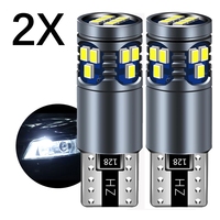 2X T10 LED Canbus No Error W5W LED Bulb Auto Lamp 2016 18SMD Car Interior Light W5YW 194 168 501 LED Car Lights 6000K White 12V