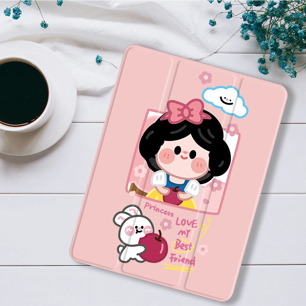 Cartoon Case For iPad Air 4 10.9 Mini 6 2021 For iPad Pro 11 10.2 7th 8th 9th Generation 10.5 Air 2 9.7 Silicone Cover Funda