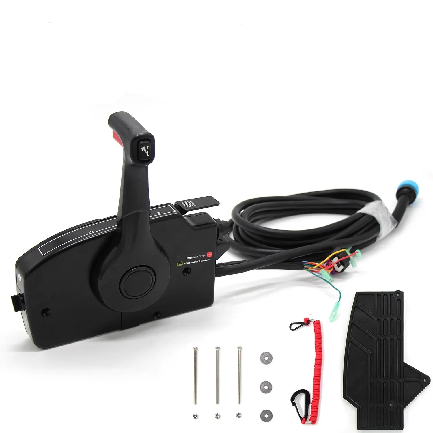 Winibo 881170A13-4000 New die sel Side Mounted mer cury Outboard Engine Throttle Remote Control Box 4 Stroke 14-Pin Power Trim