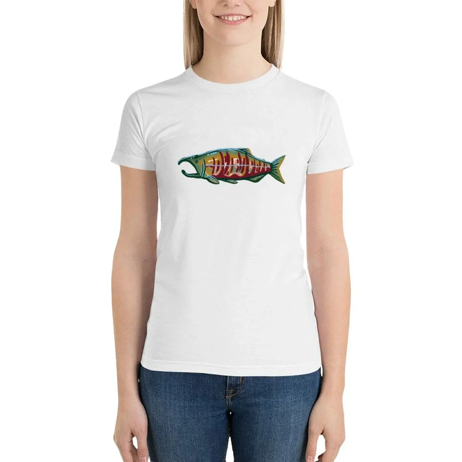 T-shirt pour femmes, estival et graphique, avec motif de stade du Pacifique, Chum, kawaii, hippicopter