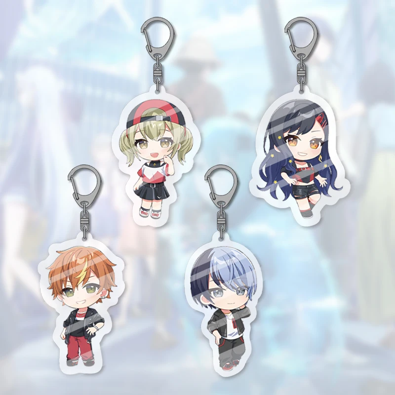 5pcs Anime Characters Acrylic Keychain Set, Gift for Cosplayers