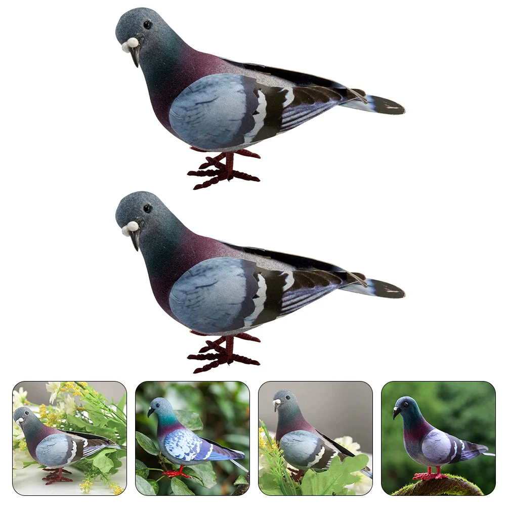 Landscape Dove Decorations Garden Doves Small Figurine Yard Lawn Ornaments Home Micro Bird Prop Statues House for