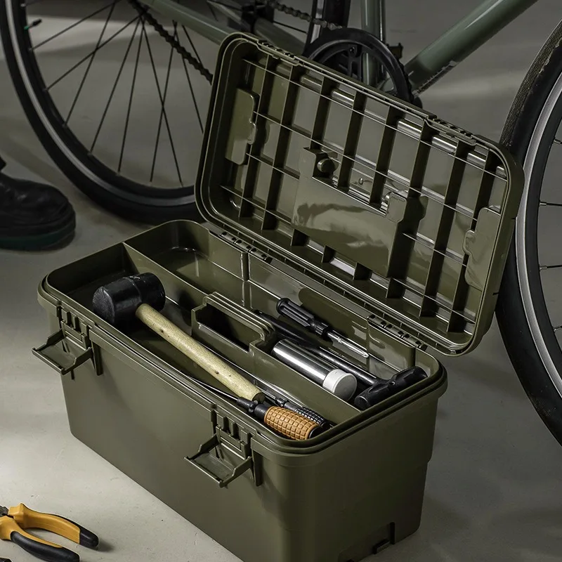 Tool Storage Box, Gardening Toolbox, Painting Tool Storage, Hardware Set Storage, Plastic Thickening, Car Mounted Layering