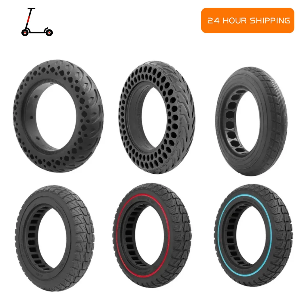 

10x2.0 Honeycomb Shock Absorption Solid Tire 10Inch Non-skid Non-Pneumatic Tyre For Xiaomi Mi3 M365 Pro Pro2 1S Electric Scooter