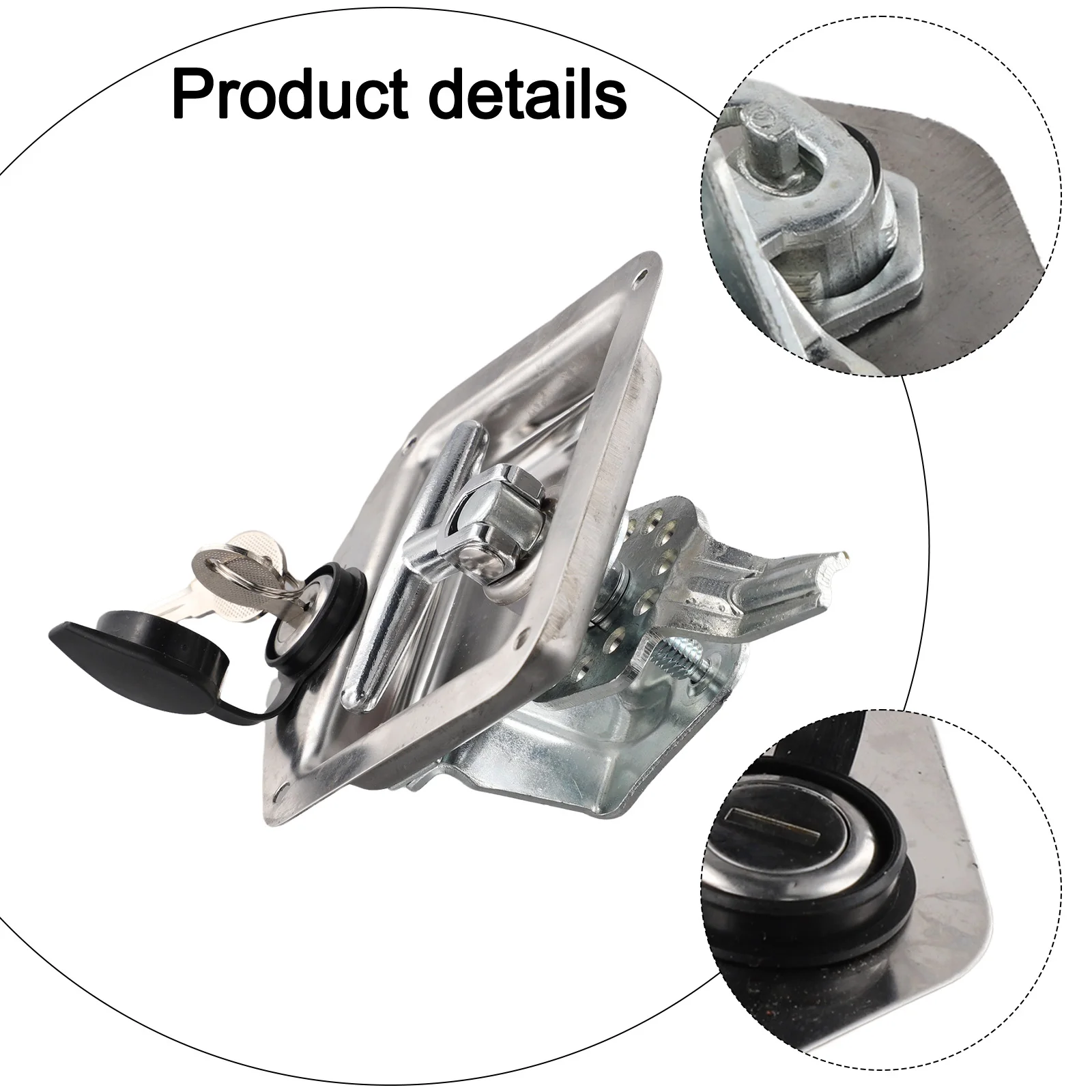 

Locking T Handle 0.2 L X 0.2 W X 0.2 H T Handle Latch Folding T-handle High-quality Stainless Steel Reliable Performance RV