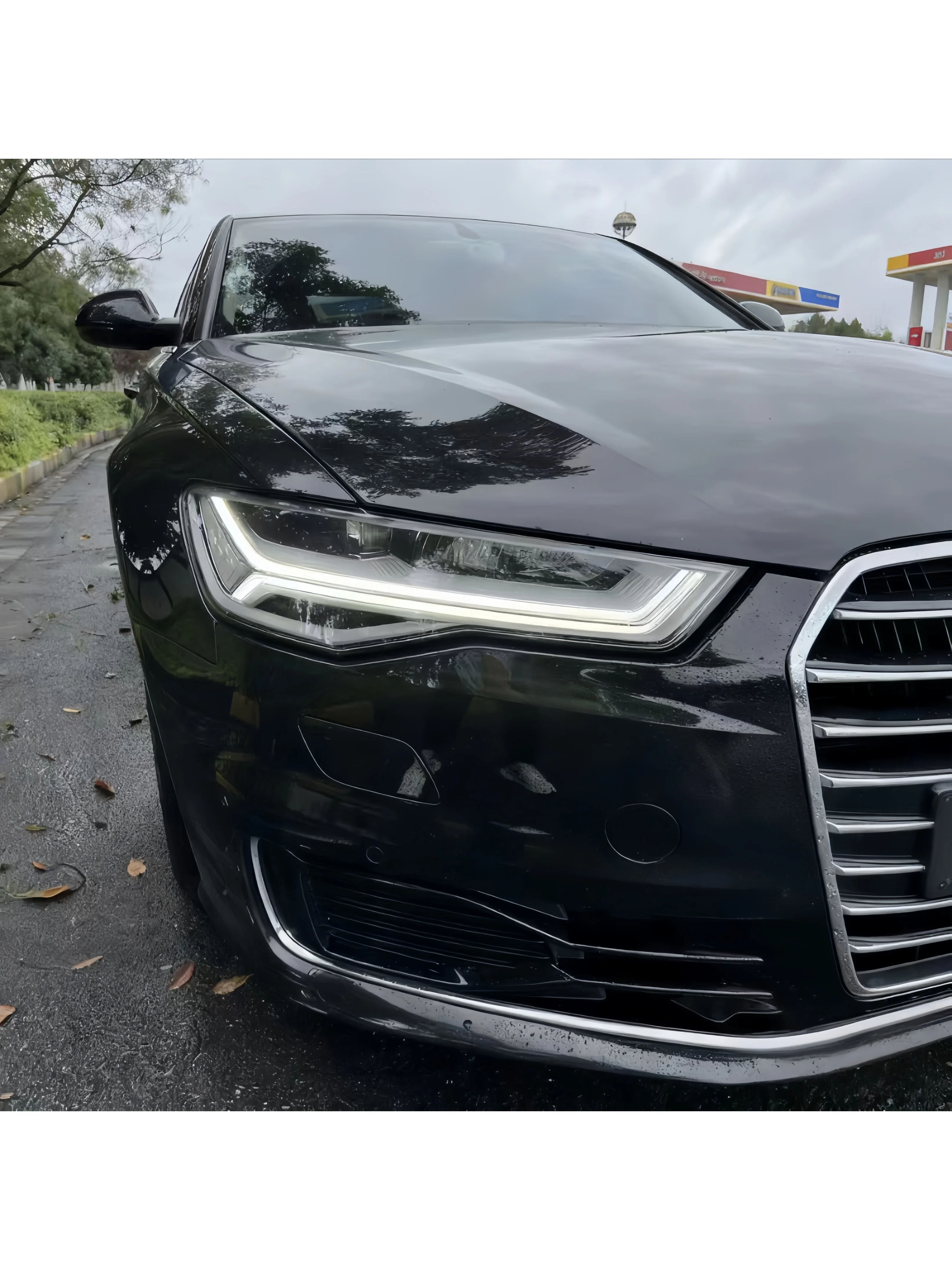Voor Audi 2012-2018 modellen A6, S6, C7Avant Allroad, originele LED-dagrijverlichting en koplampmontage. Plug and play. - afbeelding 2