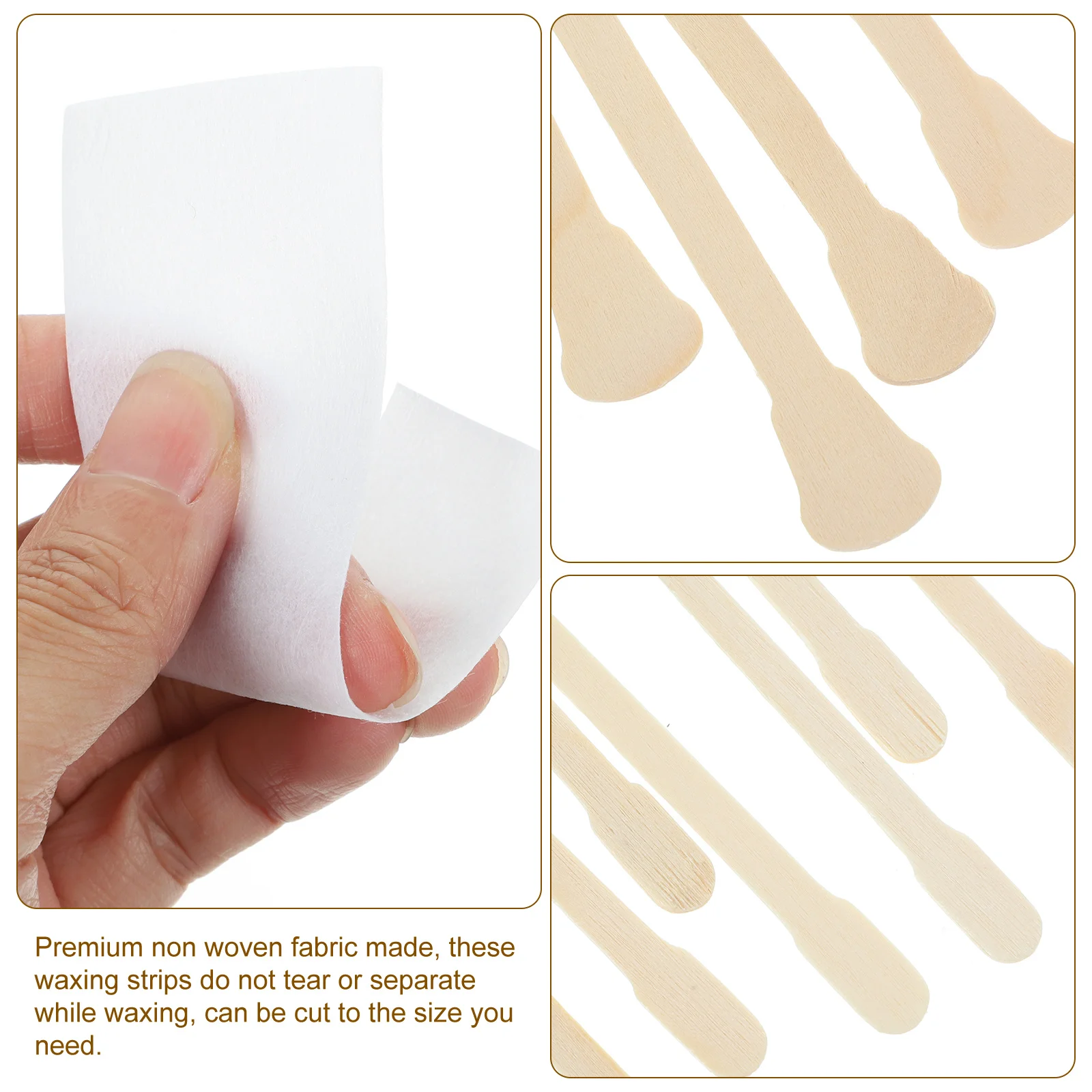 

1Set Body Hair Removal Wax Strips Soft Premium Non Woven Fabric Quick Effective Hair Removal Waxing Strips Face Body Legs Hand