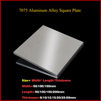 7075 Aluminum Alloy Sheet Thickness=8/10/12/15/20/25-50mm  7075 Aluminum Plate Large Aluminum Block CNC Processing Materials