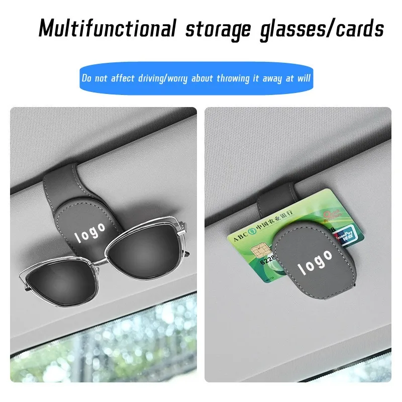 Car Eyeglass Holder Glasses Storage Clip for Nissan Qashqai J10 J11 2021 2020 2019 2018- 2011 2010 2009 2008 2007 Sunglasses