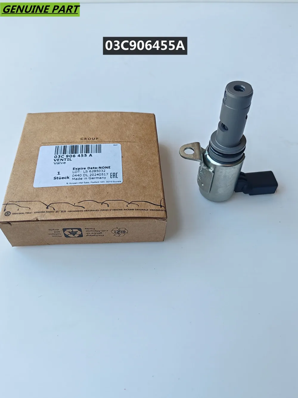 

Оригинальный новый OEM клапан управления маслом 03C906455A для Audi A3 Vw Golf Jetta 1.4 1.6 FSI TSI Skoda Seat Ibiza