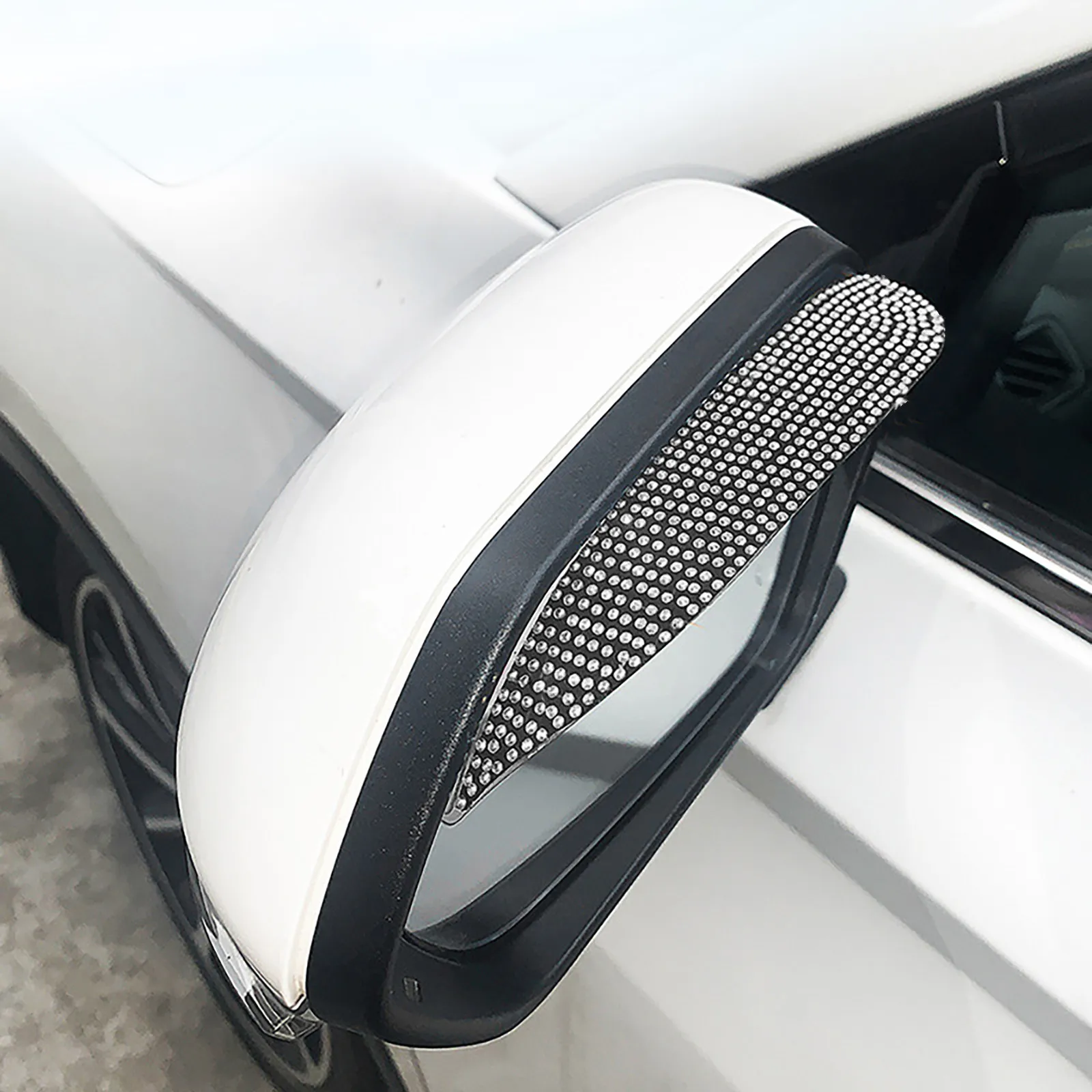 

1Pair PVC Rear View Mirror Rain Visor Eyebrow Guard for Car Side Mirror Clear Visibility in Rain Snow Easy Install Universal Fit