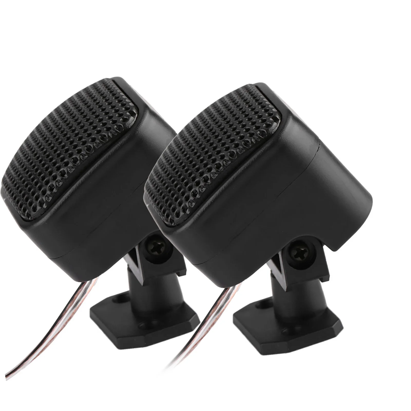 ลำโพงติดรถยนต์ขนาดเล็ก 2 ชิ้น ลำโพงเสียงแหลม 500 วัตต์ กำลังขับสูง