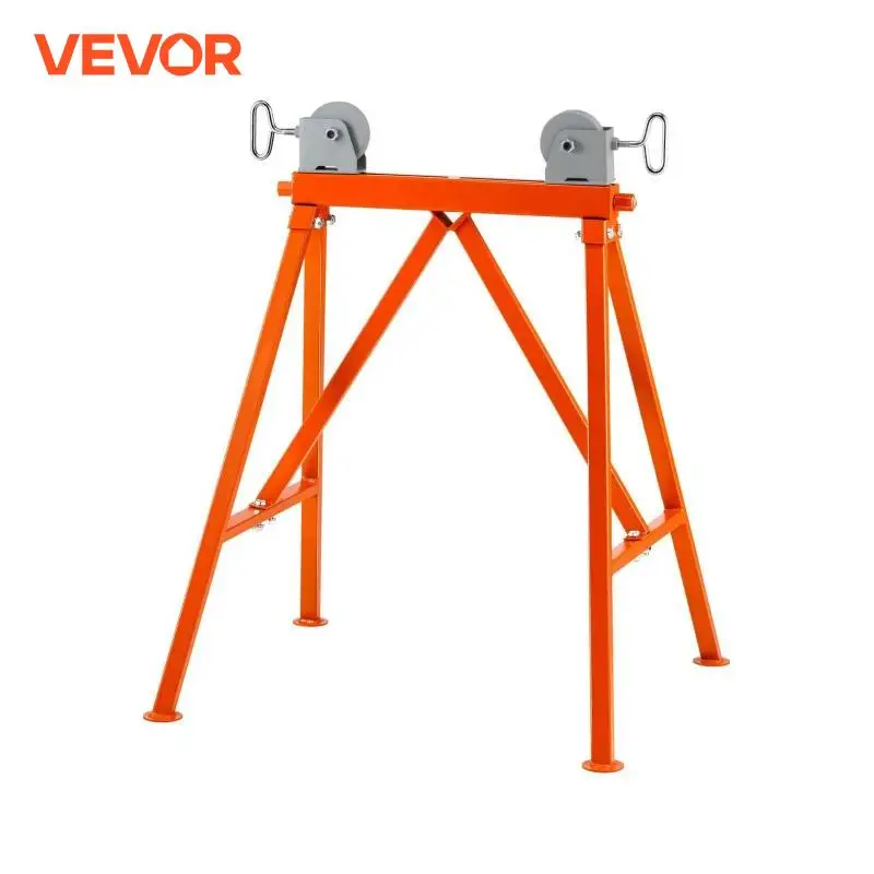 VEVOR Pipe Stand with Roller Head Heavy Duty 2500 LBS Load Capacity Suitable for 2-36 inches Pipes 45# Steel Rollerfor Welding