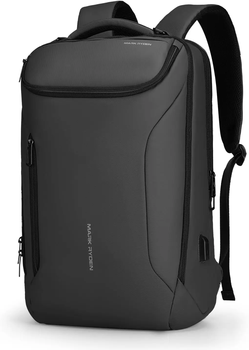 Waterproof Travel Laptop Backpack with USB Charging, Fits 17 Inch Laptop, Tech Gear, Lightweight