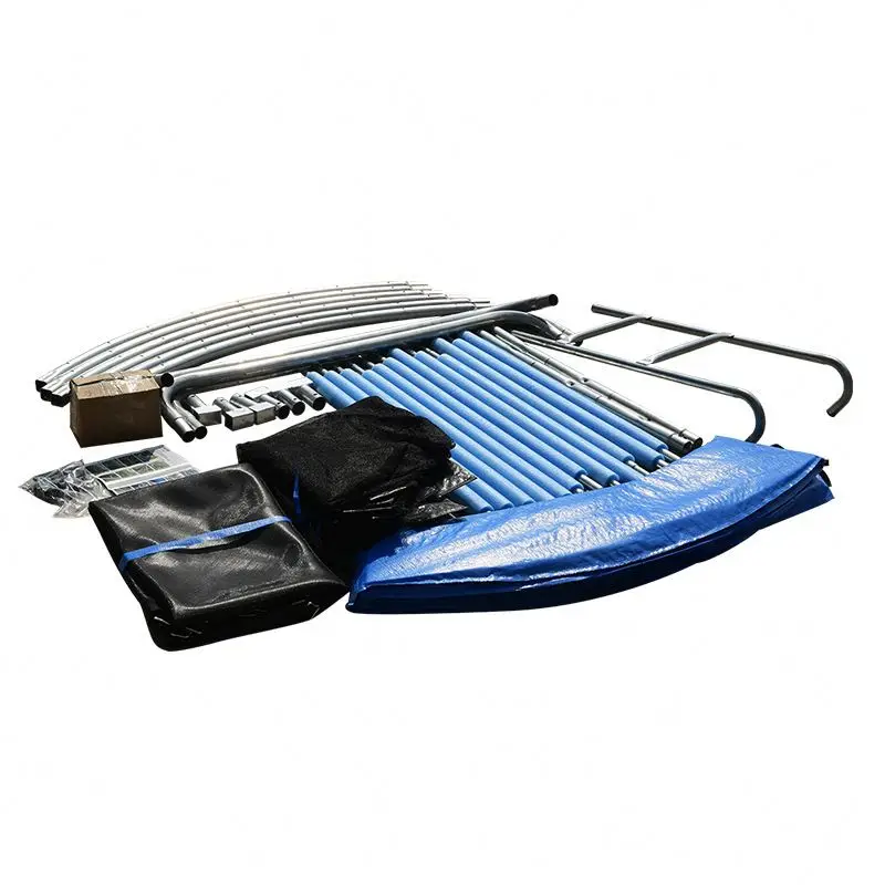 Fitness Jumping Trampolines Popular Fun Child Frame Trampoline Protecting Net and Safety Indoor and Outdoor Trampoline for Kids