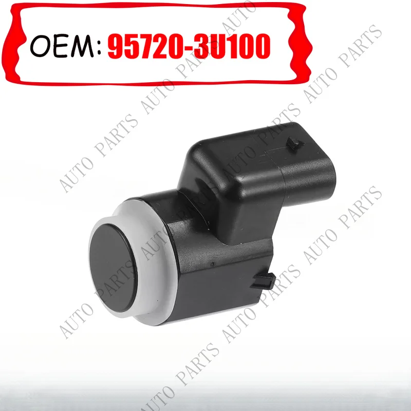 A+ 1*Bumper PDC Ultrasonic Parking Sensor Black 95720-3U100 For Hyundai Kia 2010-15