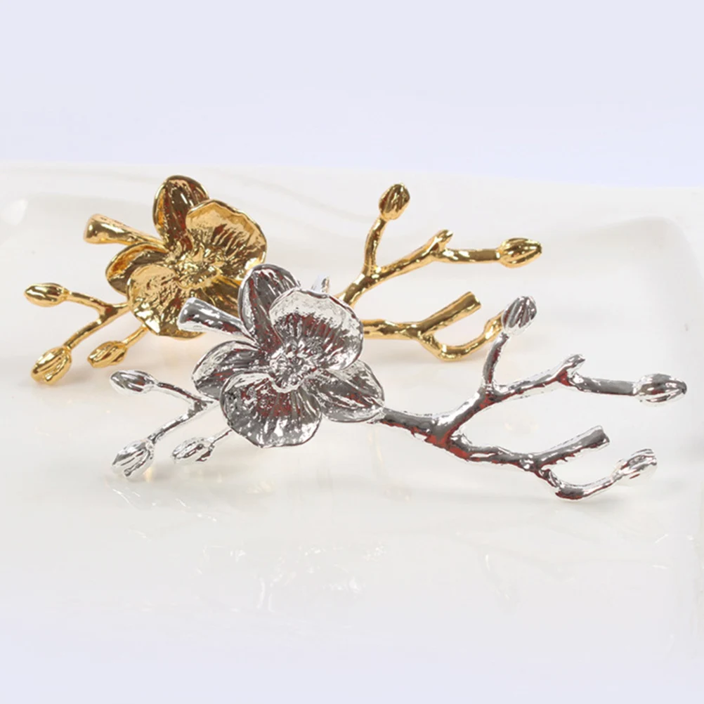 

Vintage Napkin Buckle Decorations Flower Rings New Chinese Style Buckles Napkins