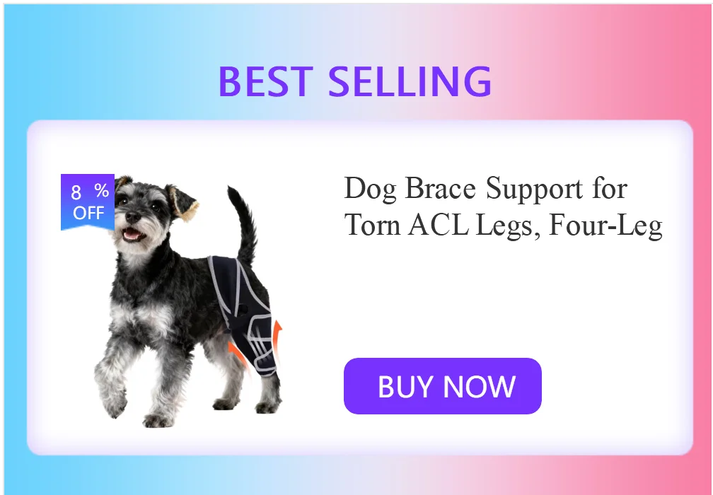 Dog Leg Brace for Front, Dogs Elbow Protector with Hook-Loop Fastening Elbow Brace for Joint Support Walking Assistance,Dropship