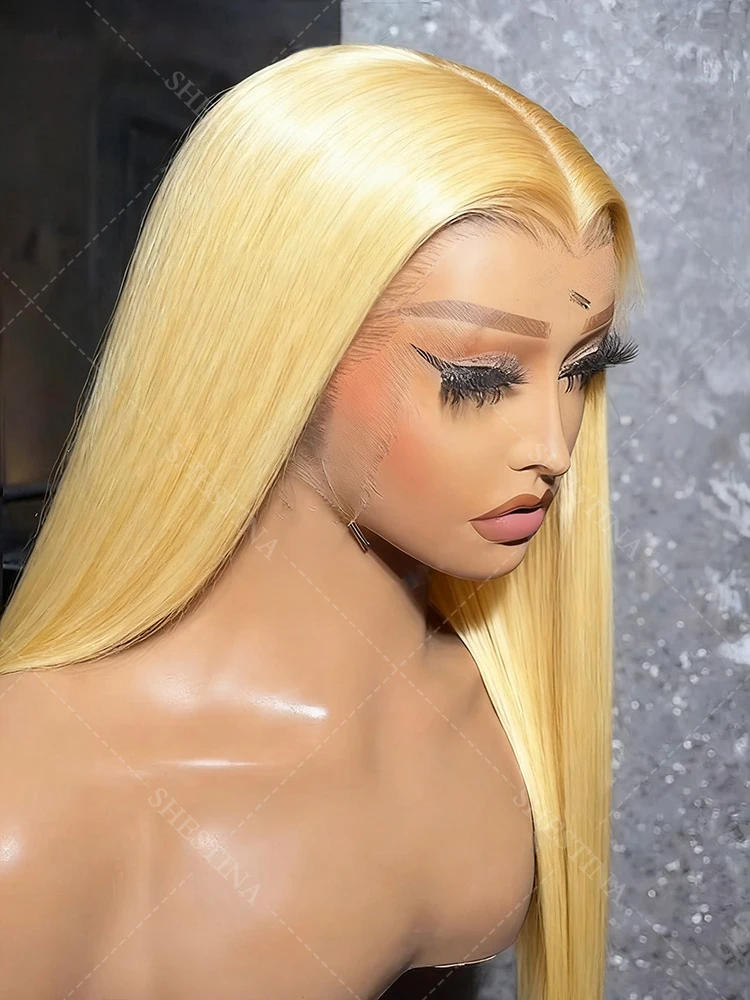 

Блондинка 613 13x4 Парики фронта шнурка 13x6 Парик фронта шнурка Прямые парики из натуральных волос Обновление без шелка 4x4 Парики фронтальная шнурка Бесклеевые парики