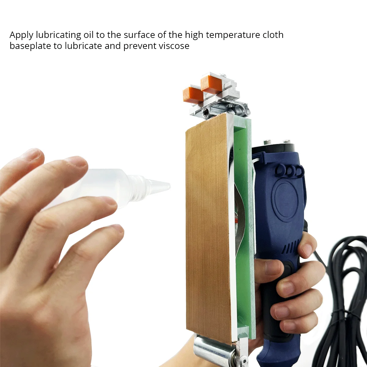 

220V Woodworking Portable Edge Banding Machine Adjustable Temperature Wood PVC Manual Edge Bander For Self-adhesive Edge Banding