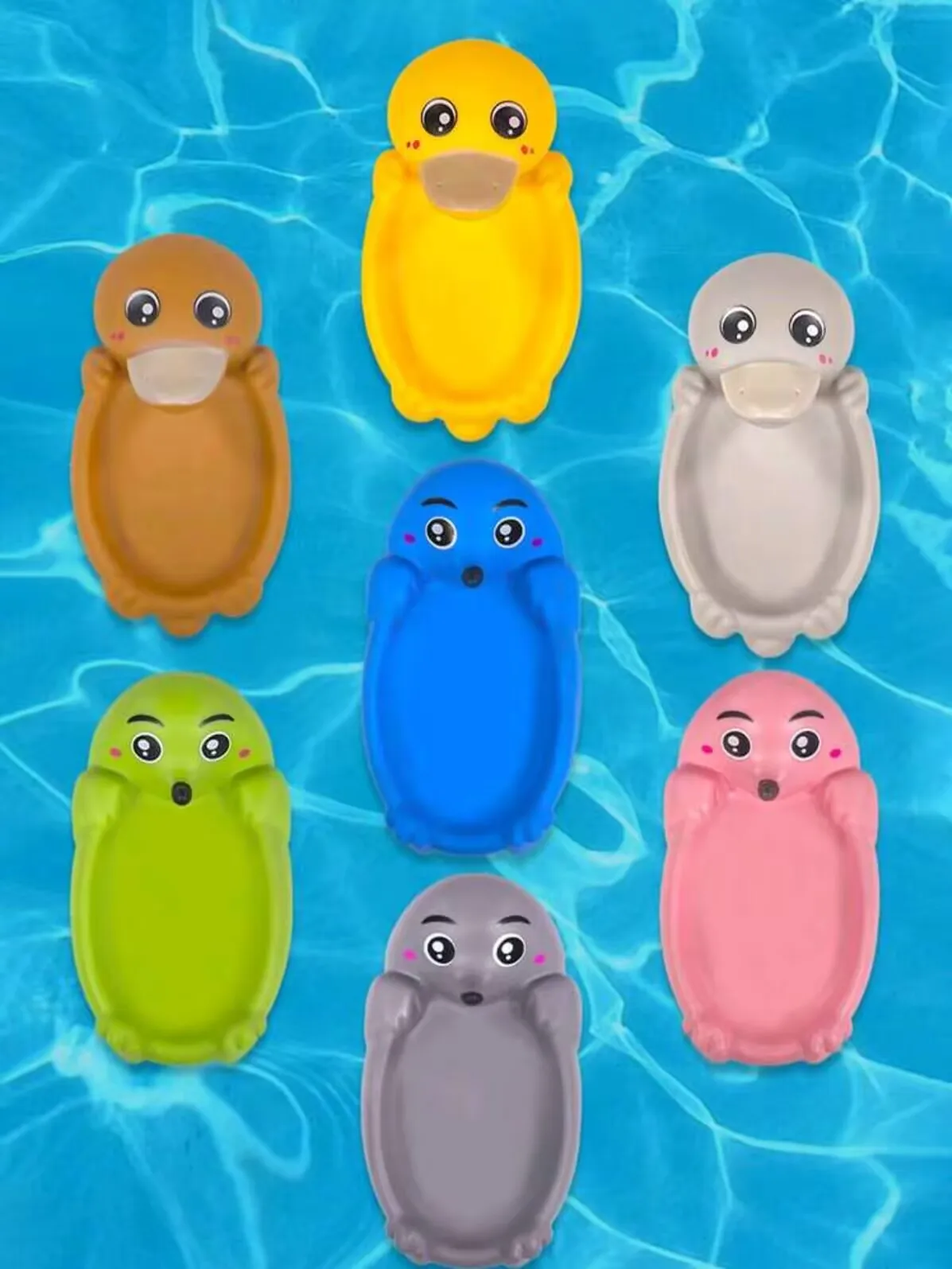 カラフルなデザインの可愛い動物の親子お風呂おもちゃセットで、赤ちゃんの沐浴時間を2倍楽しめます。