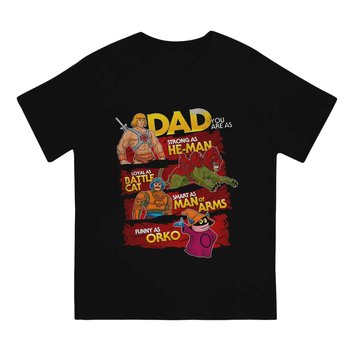 He Man Masters Of The Universe Father's Day Tshirt Homme Men's Clothes Polyester T Shirt For Men