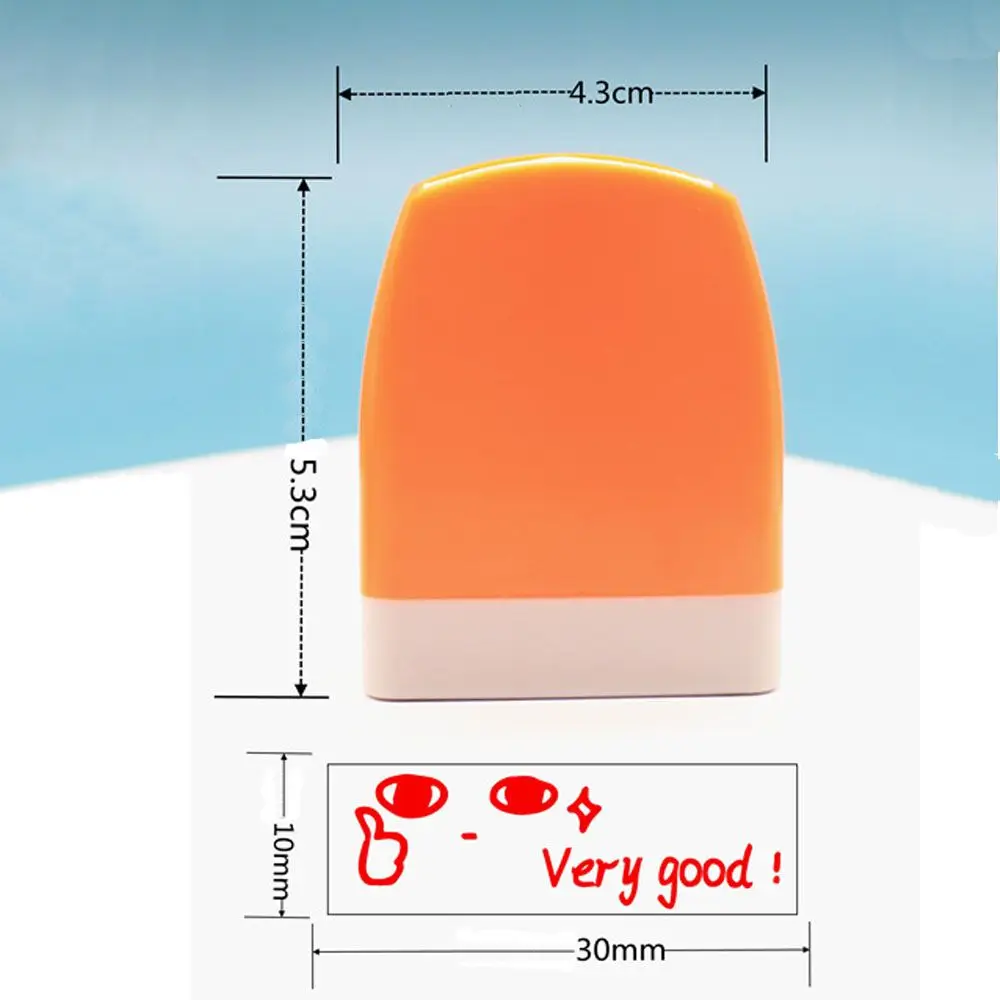 ختم التشجيع بالحبر الذاتي ، ختم التعليق باللغة الإنجليزية ، أداة التدريس ، الفصل حساس للضوء ، ختم المكافأة ، لعبة هدية للأطفال #6