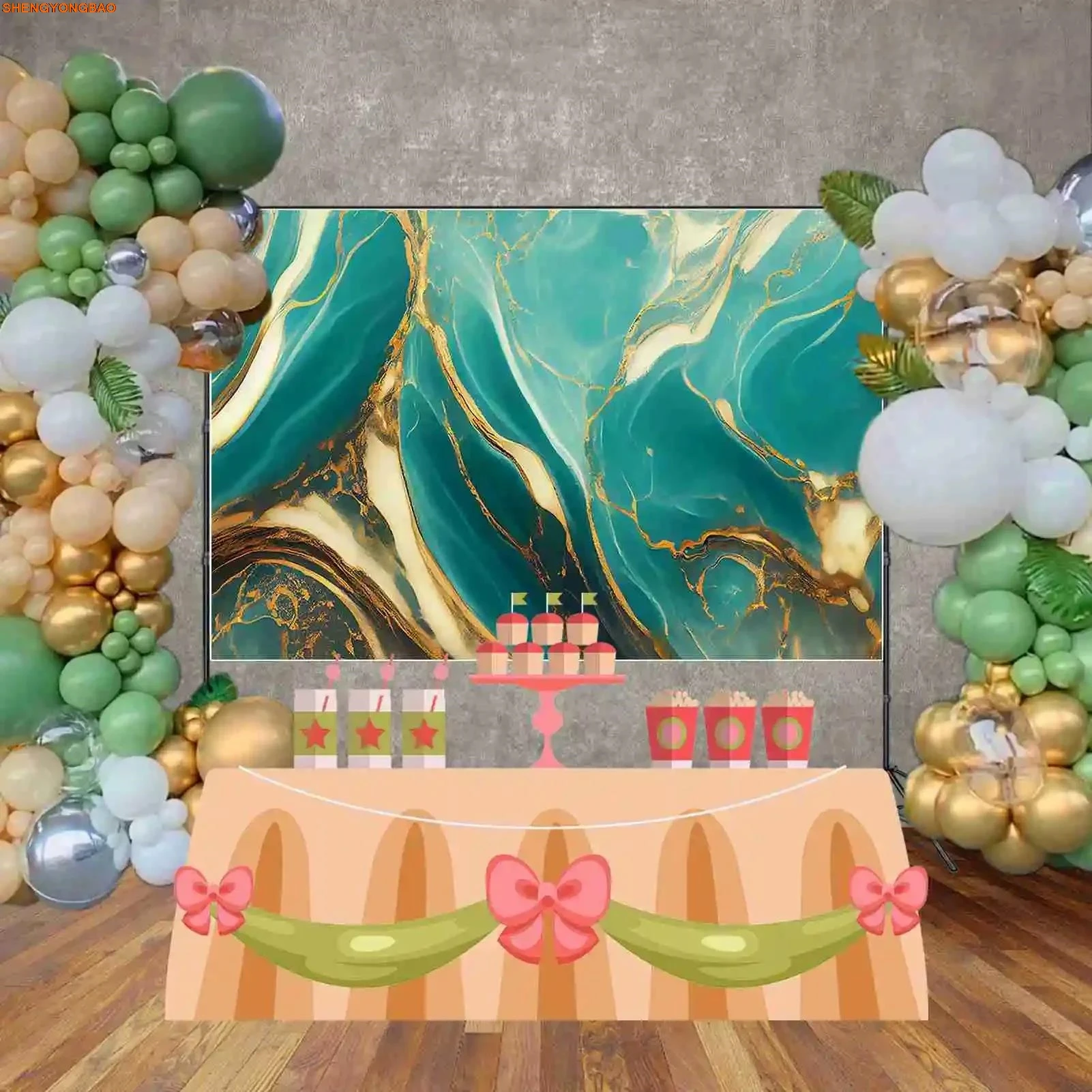 Texture Marble Photo Studio Backdrop Product Photography Props Background Photographic Wallpapers Home Party Decorations