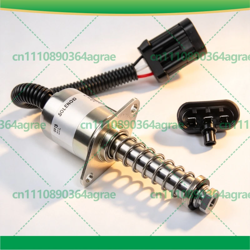 For 6681512 Fuel Shutoff Solenoid, Engine Stop Solenoid Flameout Switch Replacement Spare Part