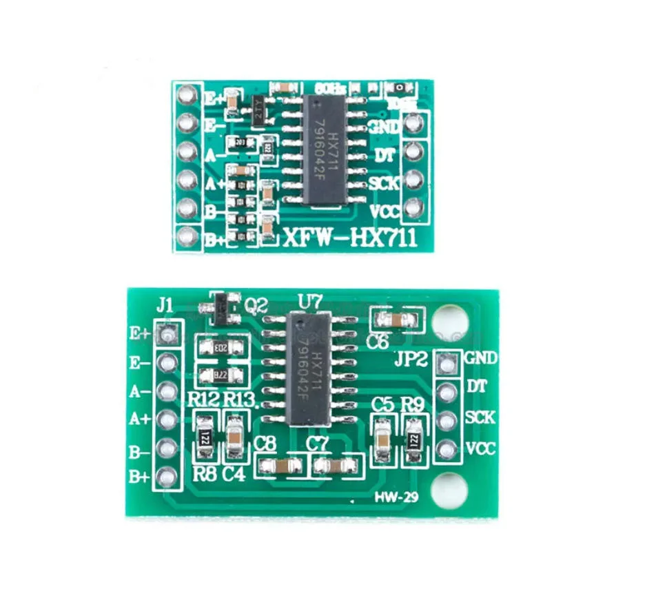 1-10pcs Dual-channel HX711 Weighing Pressure Sensor 24-bit Precision A/D Module